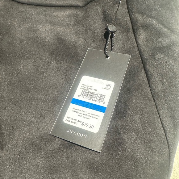 JONES NEW YORK NWT Women’s Black Pants Wide Leg Size XL New With Tags - Picture 3 of 13